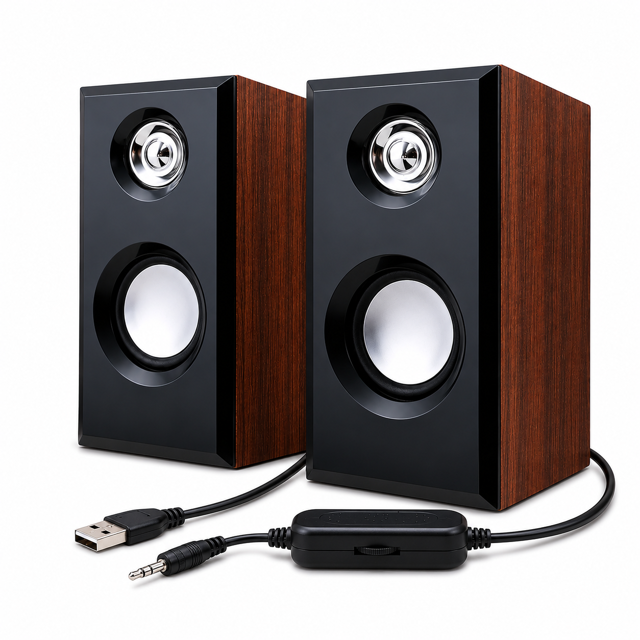 AD Net AD-SP-138 Big Digital USB Multimedia Speaker with Volume Control